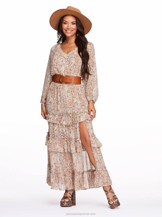 Kelley Dress in Shadow SnakeJessica Simpson 6JRJ542