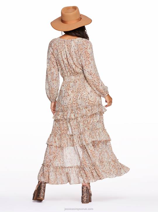 Kelley Dress in Shadow SnakeJessica Simpson 6JRJ542