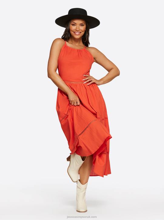 Lex Dress in PaprikaJessica Simpson 6JRJ492