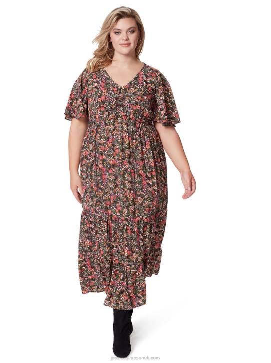 Naomi Dress in Garden EscapeJessica Simpson 6JRJ562