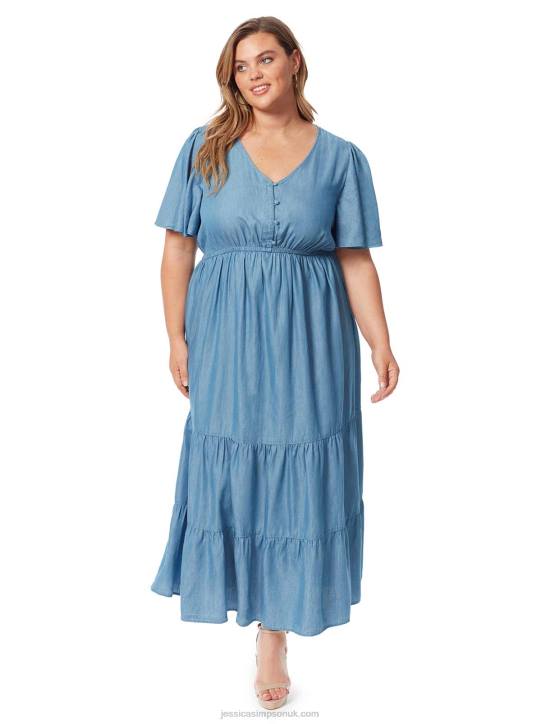 Naomi Dress in PalmettoJessica Simpson 6JRJ513