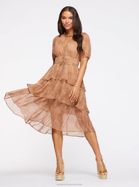 Ramsey Dress in Winding LeopardJessica Simpson 6JRJ519