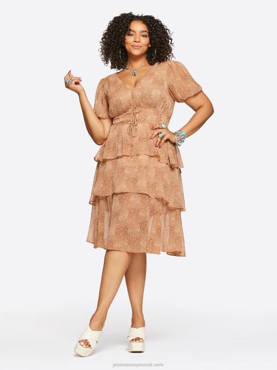 Ramsey Dress in Winding LeopardJessica Simpson 6JRJ519