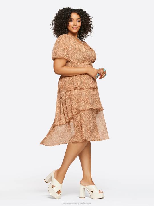 Ramsey Dress in Winding LeopardJessica Simpson 6JRJ519