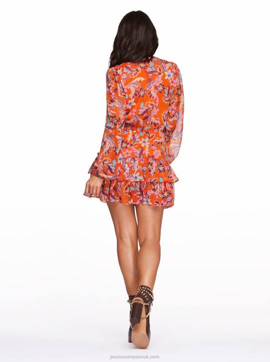 Vicky Dress in Vibrant BouquetJessica Simpson 6JRJ538