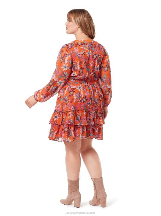 Vicky Dress in Vibrant BouquetJessica Simpson 6JRJ538
