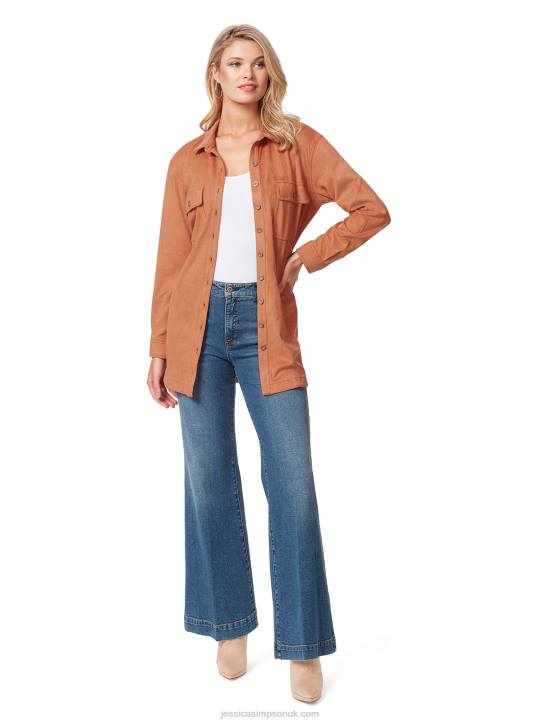 Paula Shacket in Adobe SuedeJessica Simpson 6JRJ593