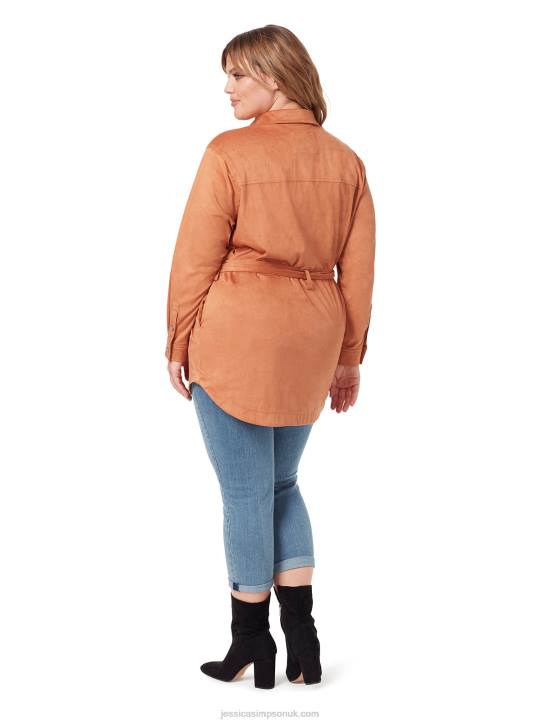 Paula Shacket in Adobe SuedeJessica Simpson 6JRJ593