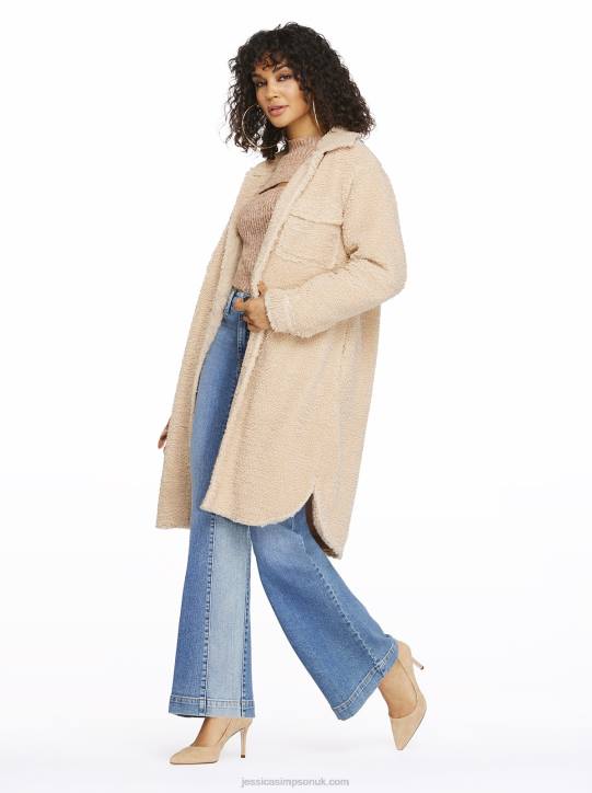 Romi Shacket in Natural SherpaJessica Simpson 6JRJ577