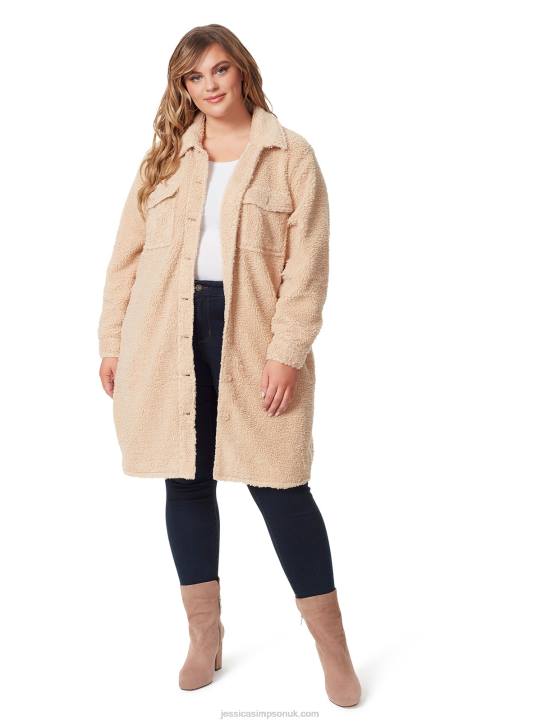 Romi Shacket in Natural SherpaJessica Simpson 6JRJ577