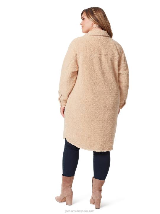 Romi Shacket in Natural SherpaJessica Simpson 6JRJ577