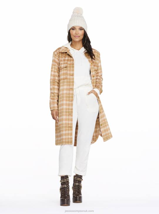 Romi Shacket in Shadow PlaidJessica Simpson 6JRJ571