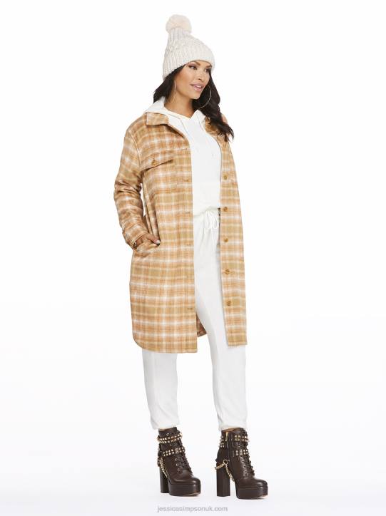 Romi Shacket in Shadow PlaidJessica Simpson 6JRJ571