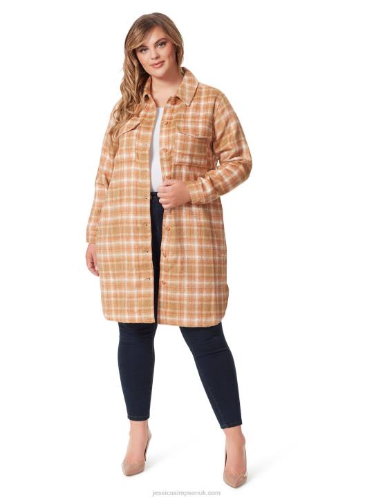 Romi Shacket in Shadow PlaidJessica Simpson 6JRJ571