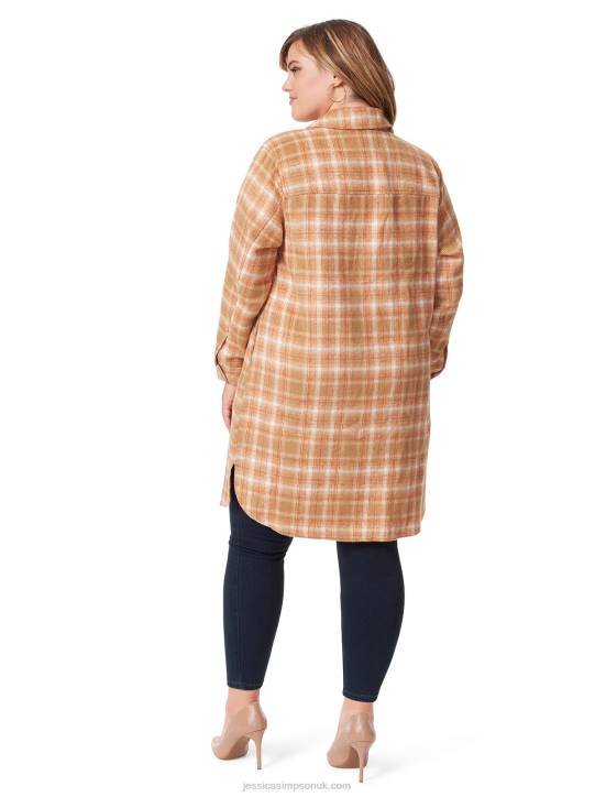 Romi Shacket in Shadow PlaidJessica Simpson 6JRJ571