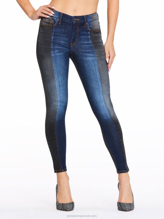 Adored Ankle Skinny Jeans in Mesmerized BlackJessica Simpson 6JRJ373