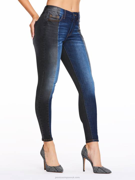 Adored Ankle Skinny Jeans in Mesmerized BlackJessica Simpson 6JRJ373