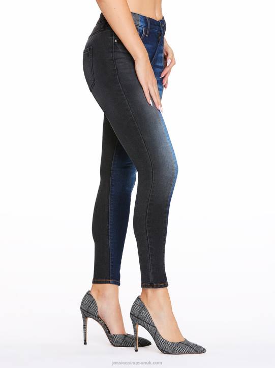 Adored Ankle Skinny Jeans in Mesmerized BlackJessica Simpson 6JRJ373