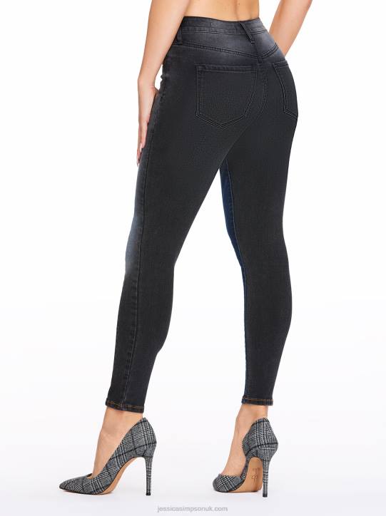 Adored Ankle Skinny Jeans in Mesmerized BlackJessica Simpson 6JRJ373