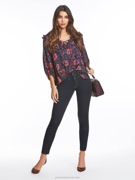 Adored High Rise Skinny Jean in RustinJessica Simpson 6JRJ458