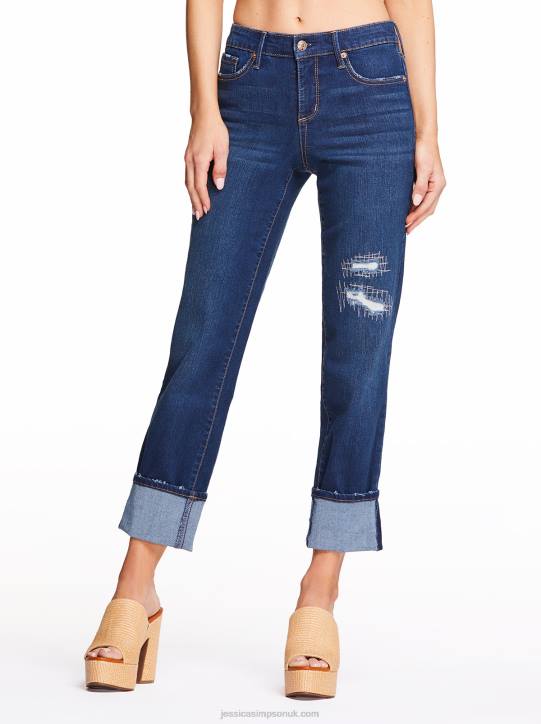 Arrow Straight Ankle Jeans in Sea WolfJessica Simpson 6JRJ468