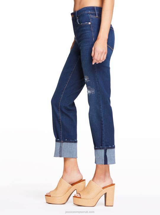 Arrow Straight Ankle Jeans in Sea WolfJessica Simpson 6JRJ468