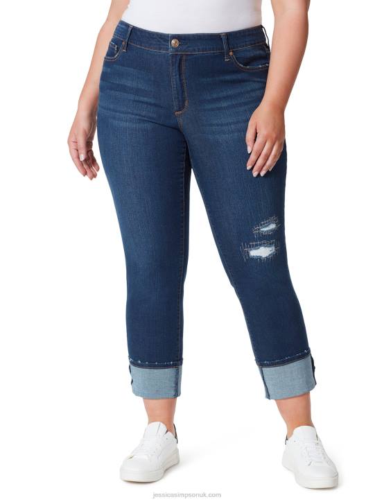 Arrow Straight Ankle Jeans in Sea WolfJessica Simpson 6JRJ468