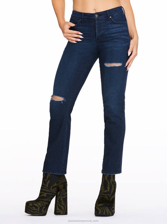 Flirt High Rise Straight Crop in Jet SetJessica Simpson 6JRJ487