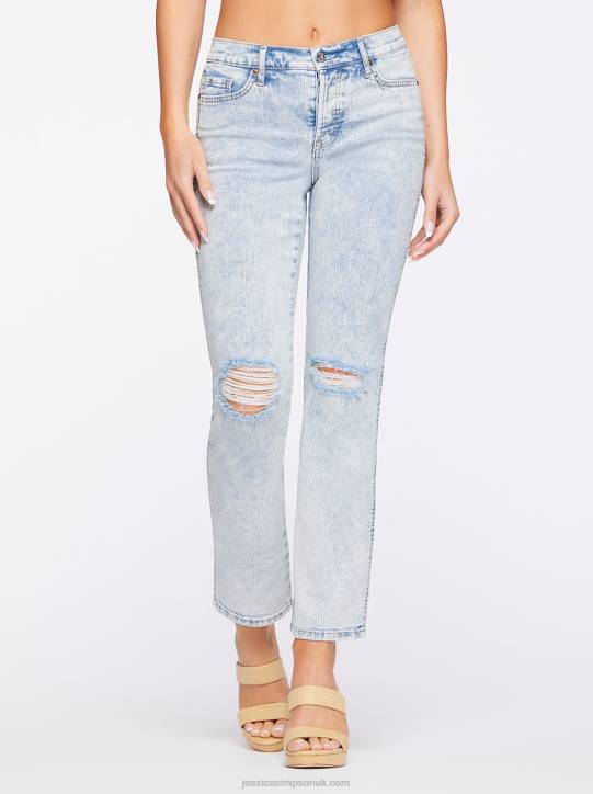 Flirt High Rise Straight Crop in New DayJessica Simpson 6JRJ436