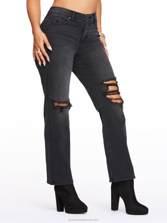 Flirt High Rise Straight Crop in Night TrainJessica Simpson 6JRJ488