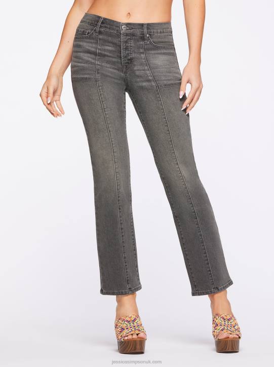Flirt High Rise Straight Crop in True BlissJessica Simpson 6JRJ439
