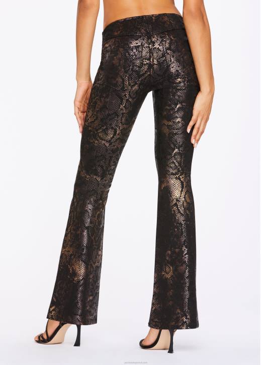 Pull on Flare in Black Snake FoilJessica Simpson 6JRJ463