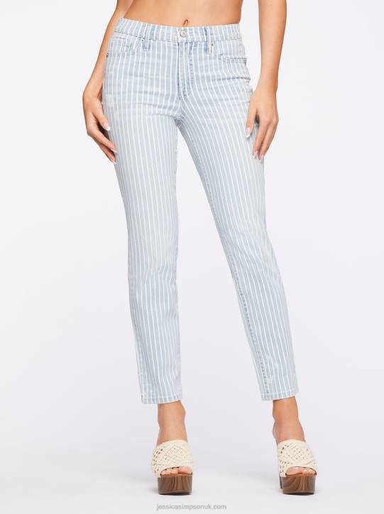 Spotlight High Rise Straight Jeans in CityscapeJessica Simpson 6JRJ444