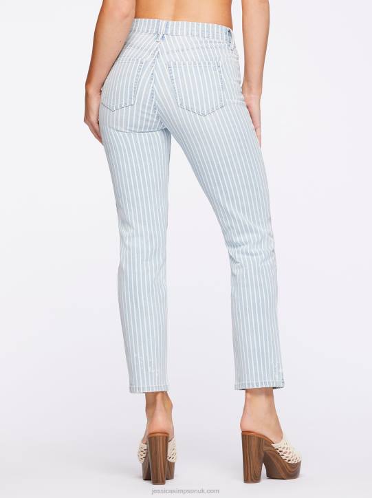 Spotlight High Rise Straight Jeans in CityscapeJessica Simpson 6JRJ444