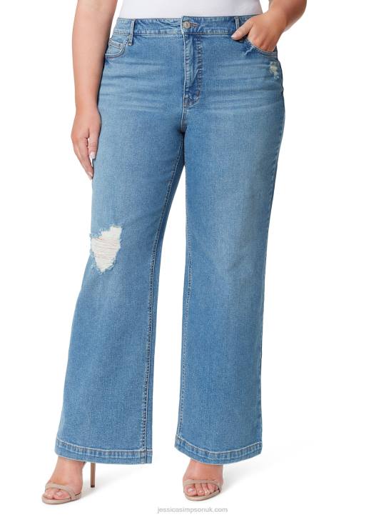 Tease High Rise Wide Leg Jeans in HawthorneJessica Simpson 6JRJ471