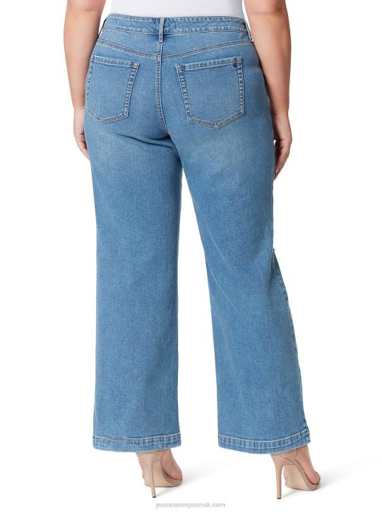Tease High Rise Wide Leg Jeans in HawthorneJessica Simpson 6JRJ471