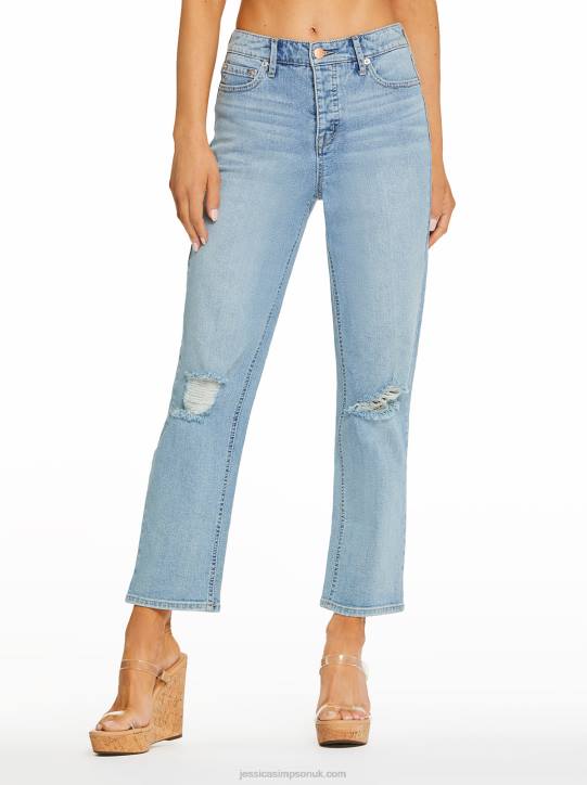 Throwback Straight Jeans in Feel the LoveJessica Simpson 6JRJ388