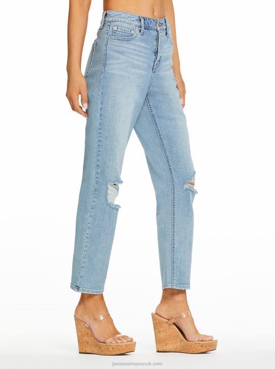Throwback Straight Jeans in Feel the LoveJessica Simpson 6JRJ388