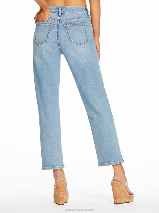 Throwback Straight Jeans in Feel the LoveJessica Simpson 6JRJ388