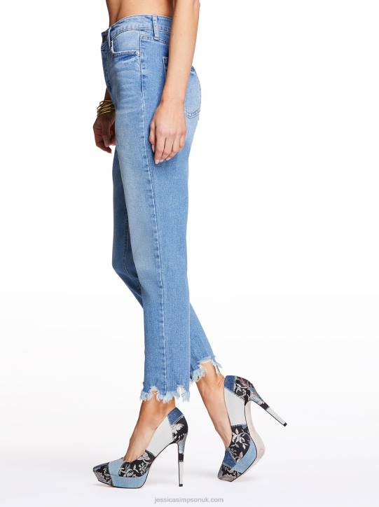 Throwback Straight Jeans in Happy TogetherJessica Simpson 6JRJ453