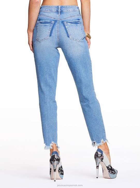 Throwback Straight Jeans in Happy TogetherJessica Simpson 6JRJ453