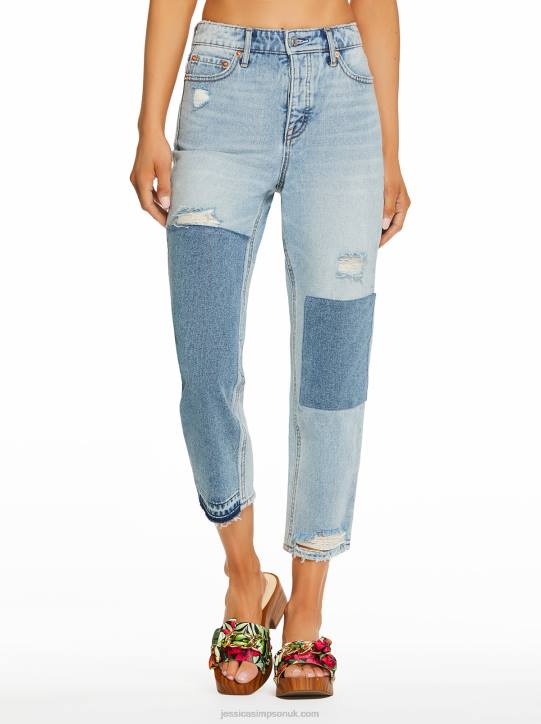 Throwback Straight Jeans in Summer FlingJessica Simpson 6JRJ389