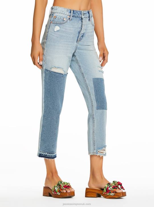 Throwback Straight Jeans in Summer FlingJessica Simpson 6JRJ389