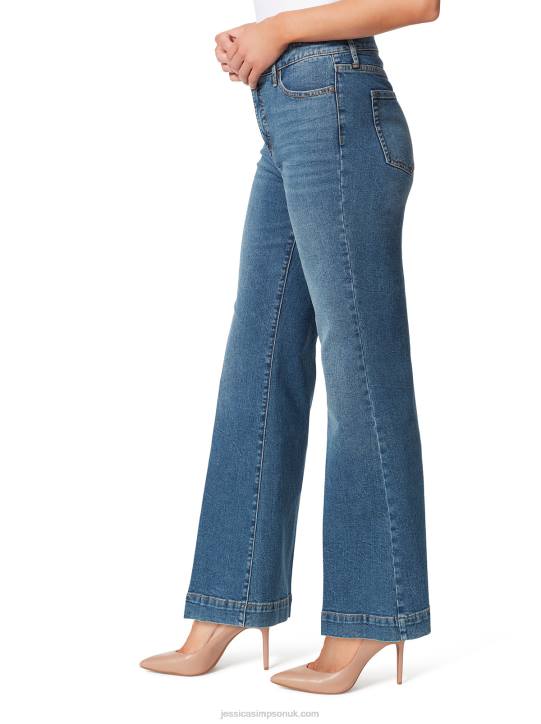 True Love Wide Leg Trouser Jeans in DittoJessica Simpson 6JRJ433
