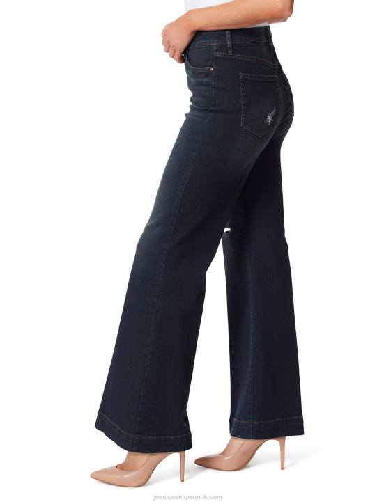 True Love Wide Leg Trouser Jeans in Exhale The PastJessica Simpson 6JRJ432