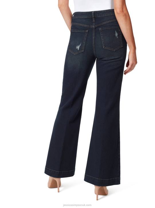 True Love Wide Leg Trouser Jeans in Exhale The PastJessica Simpson 6JRJ432