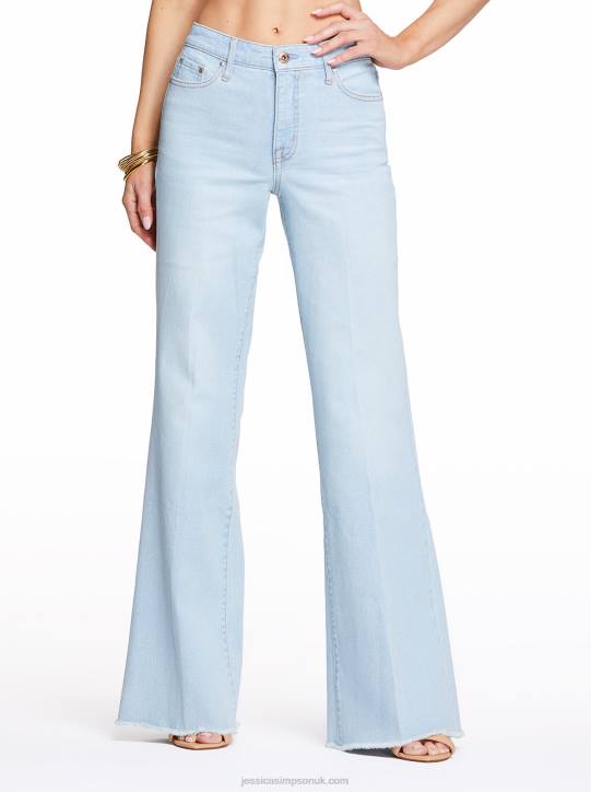 True Love Wide Leg Trouser Jeans in RiversideJessica Simpson 6JRJ474