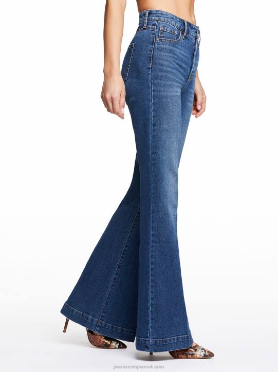 True Love Wide Leg Trouser Jeans in SiaJessica Simpson 6JRJ430
