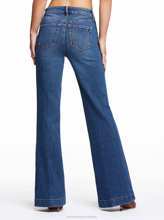 True Love Wide Leg Trouser Jeans in SiaJessica Simpson 6JRJ430