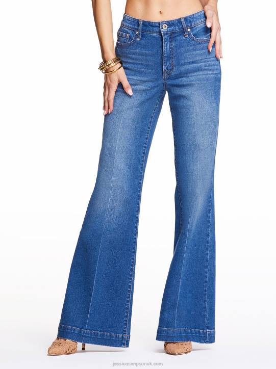 True Love Wide Leg Trouser Jeans in SkylinesJessica Simpson 6JRJ475